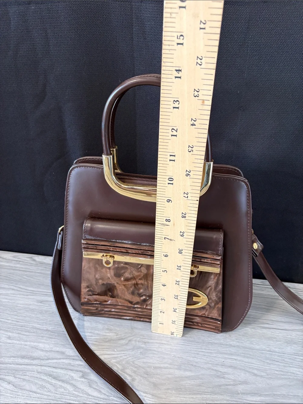 Guess structured satchel